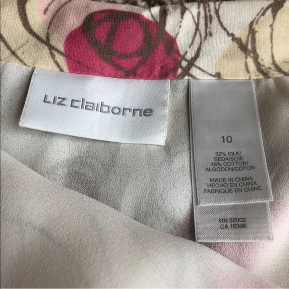 Liz Claiborne ~ Handkerchief Skirt - Silk & Cotton - Picture 7 of 12